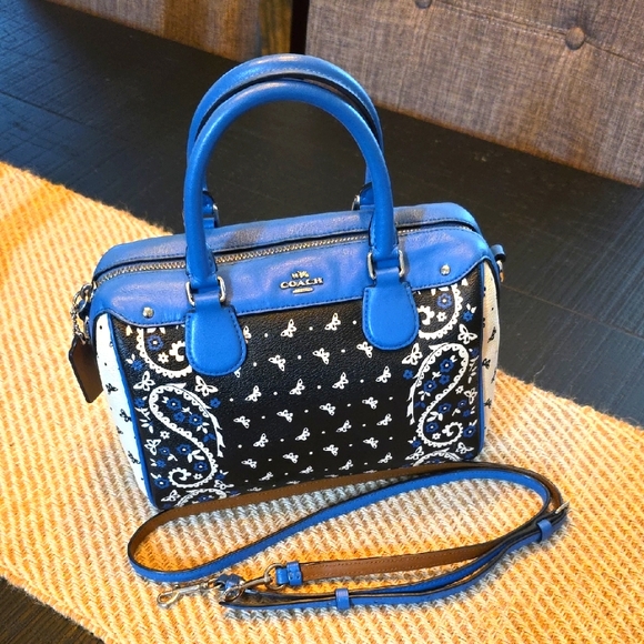 Coach Paisly And‎ Butterfly Bandana Bag. - Picture 1 of 11